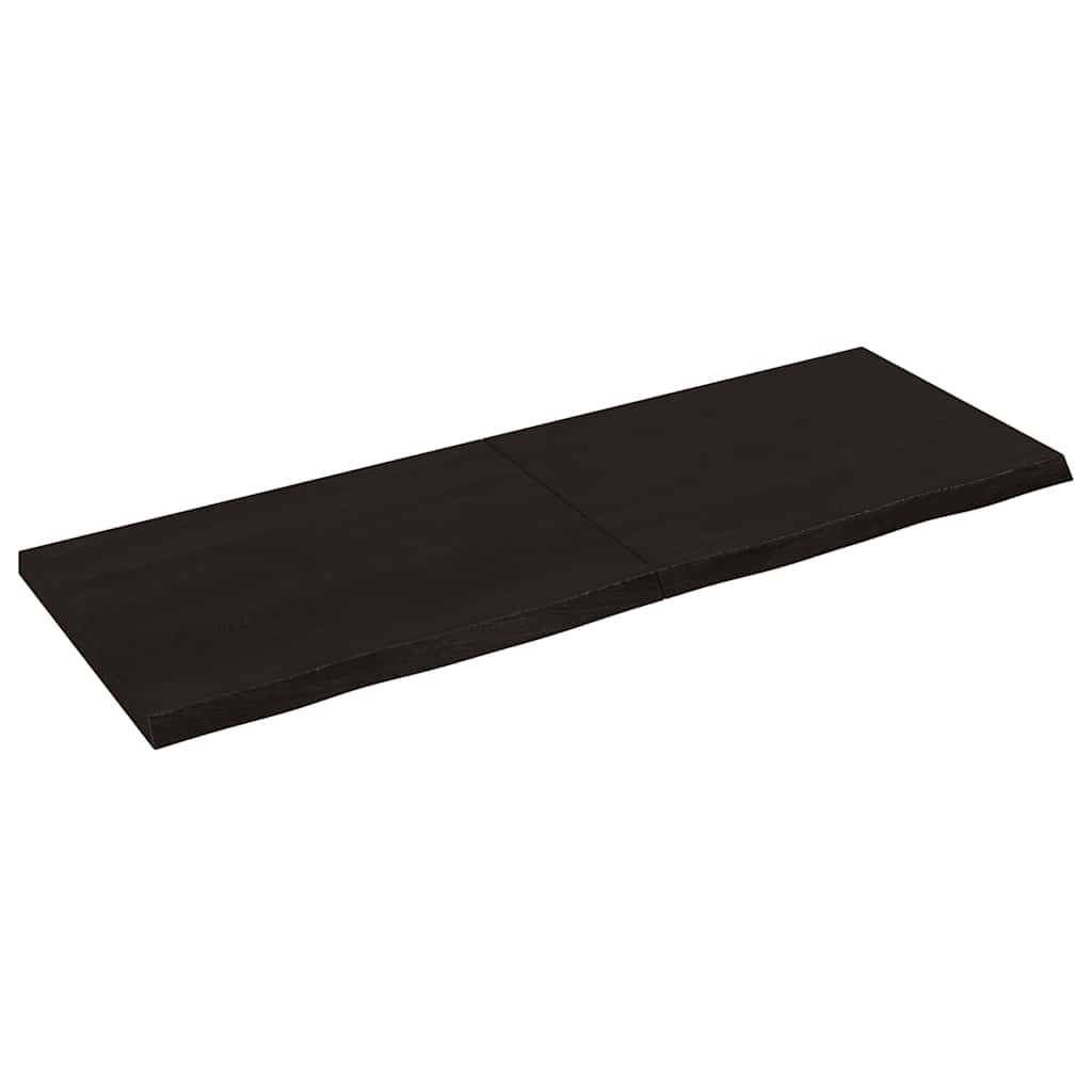 Væghylde 140x50x(2-4) Cm Behandlet Massivt Egetræ