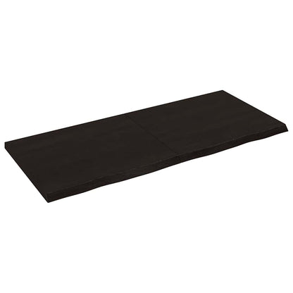 Væghylde Massivt Egetræ (140x60x(2-4) Cm)