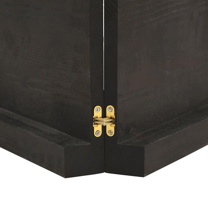 Væghylde 160x60x(2-6) Cm Behandlet Massivt Egetræ Mørkebrun - Billede 4