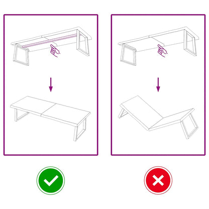 Væghylde 160x60x(2-6) Cm Behandlet Massivt Egetræ Mørkebrun - Billede 5
