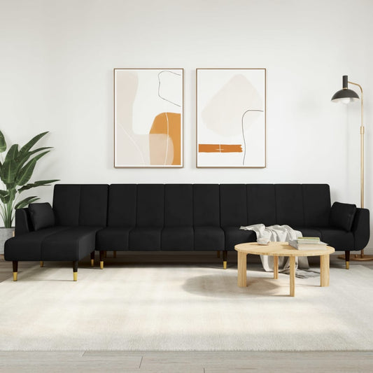 L-Formet Sovesofa 275X140X70 Cm Velour