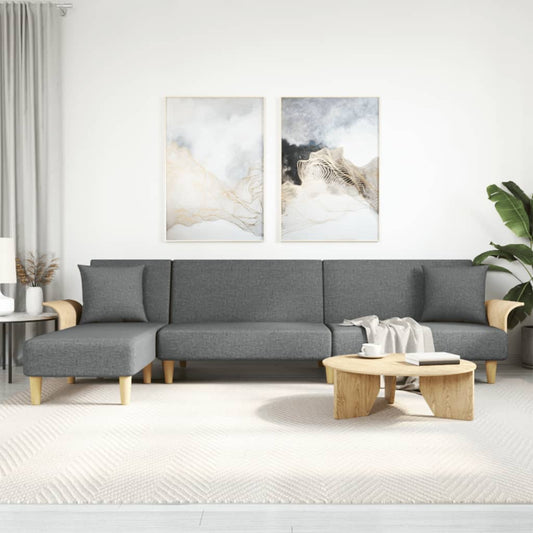 L-Formet Sovesofa 279X140X70 Cm Stof
