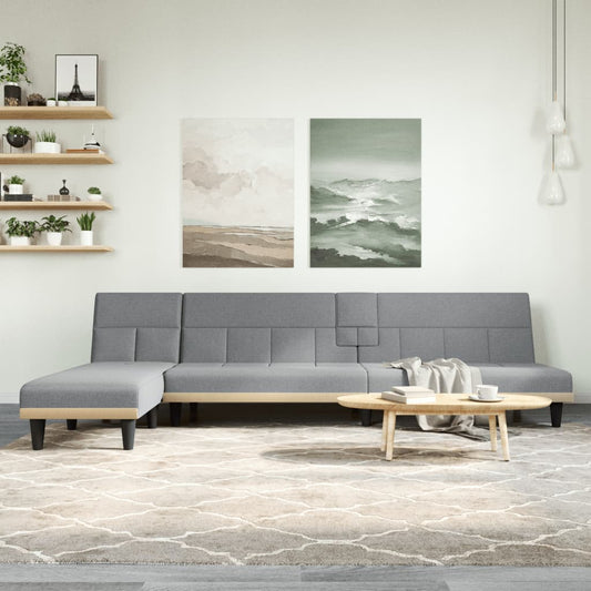 L-Formet Sovesofa 255X140X70 Cm Stof