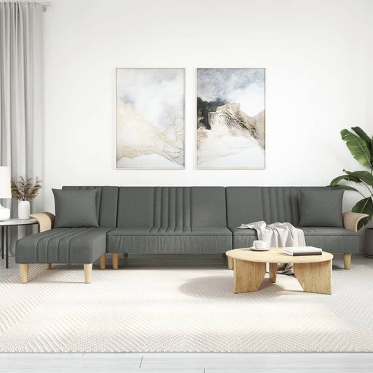 L-Formet Sovesofa 279X140X70 Cm Stof