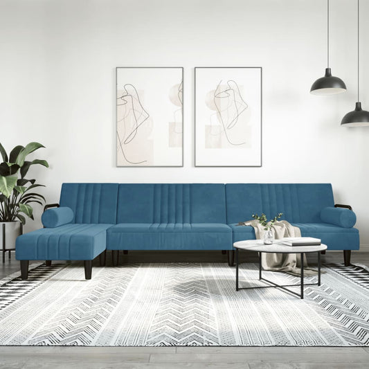 L-Formet Sovesofa 260X140X70 Cm Velour