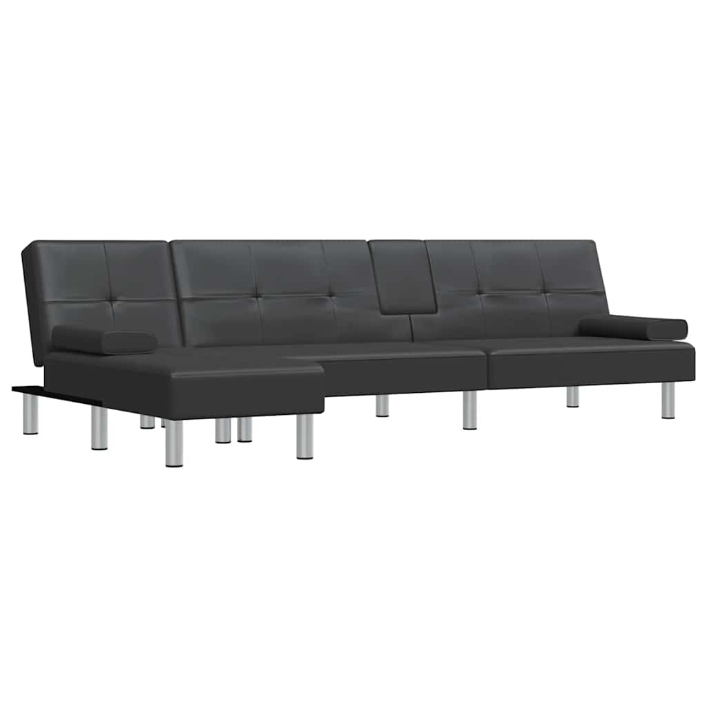 L-Formet Sovesofa 255X140X70 Cm Kunstlæder