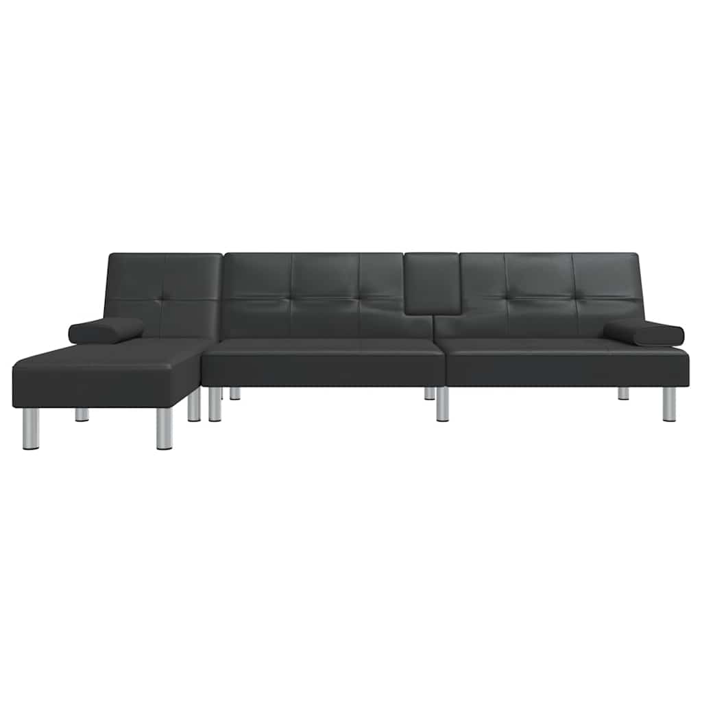 L-Formet Sovesofa 255X140X70 Cm Kunstlæder