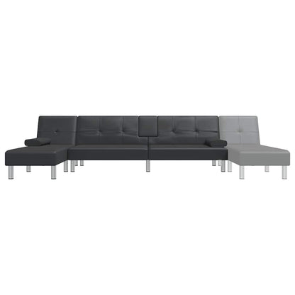 L-Formet Sovesofa 255X140X70 Cm Kunstlæder