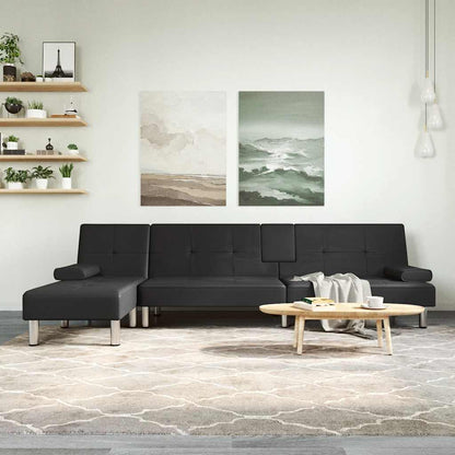 L-Formet Sovesofa 255X140X70 Cm Kunstlæder
