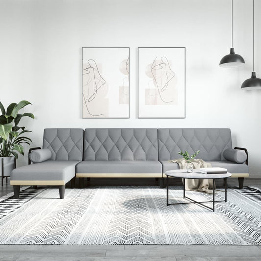 L-Formet Sovesofa 260X140X70 Cm Stof