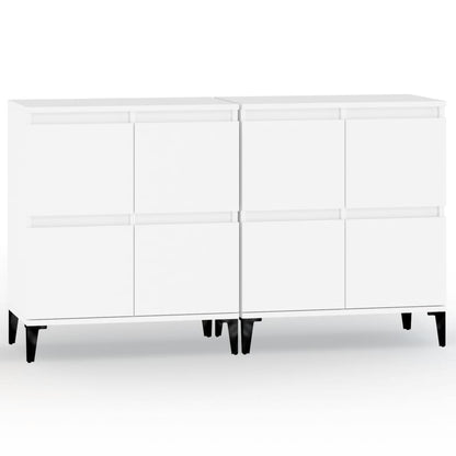Skænke 2 Stk. 60X35X70 Cm Konstrueret Træ