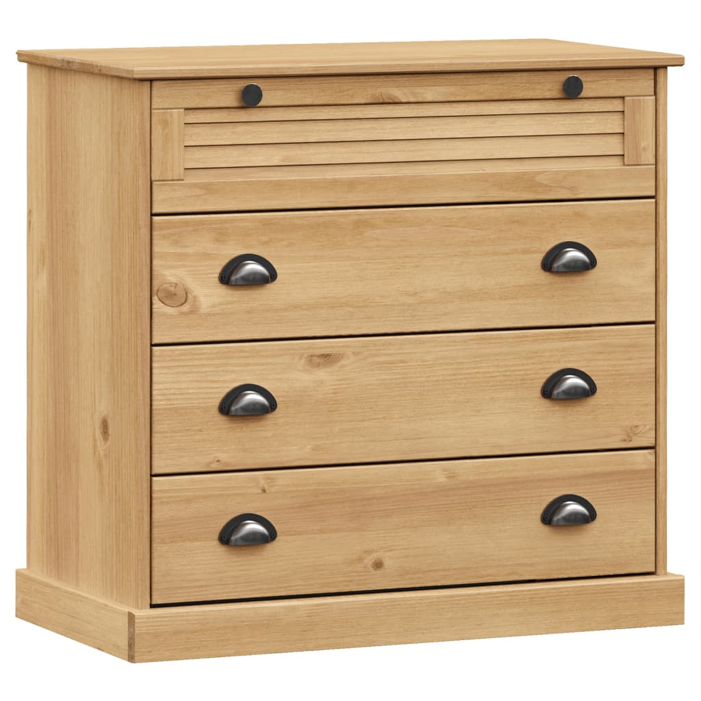 Kommode Vigo 80X40X76 Cm Massivt Fyrretræ