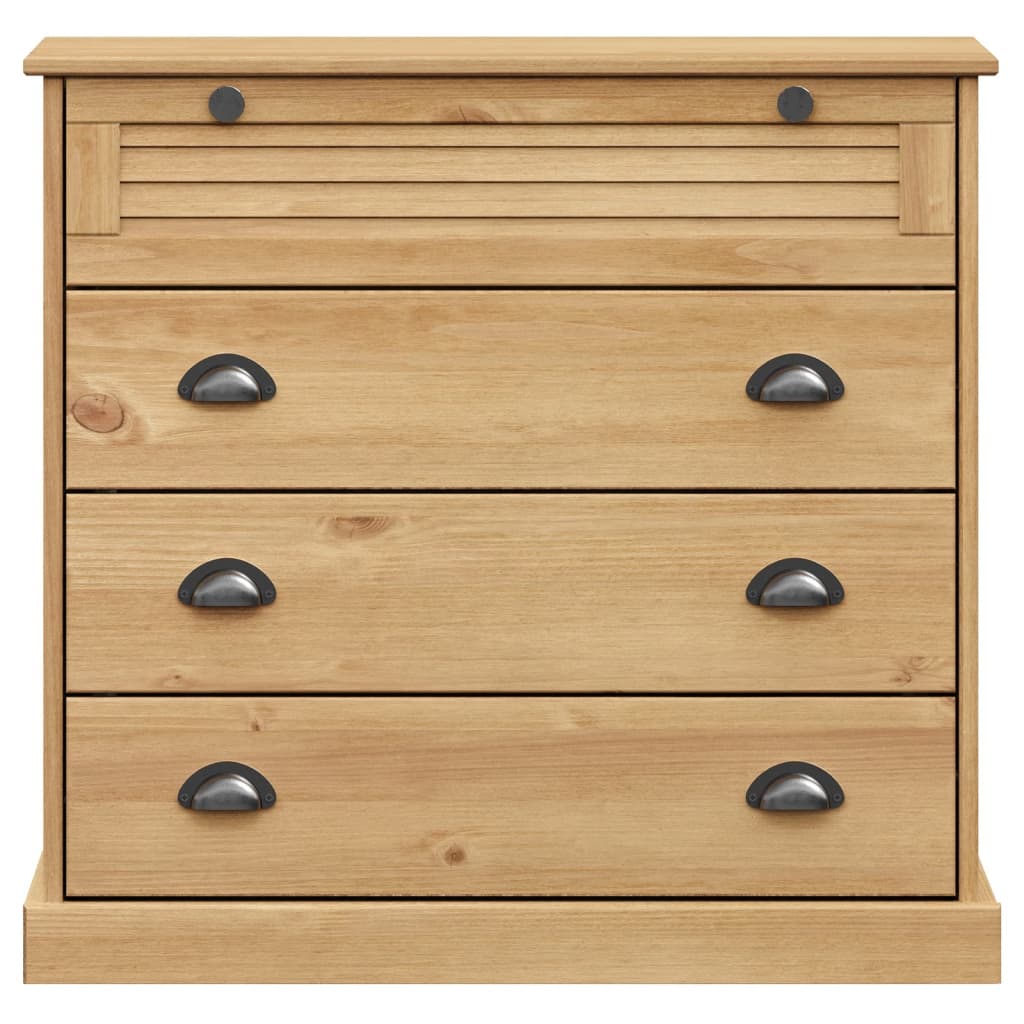 Kommode Vigo 80X40X76 Cm Massivt Fyrretræ