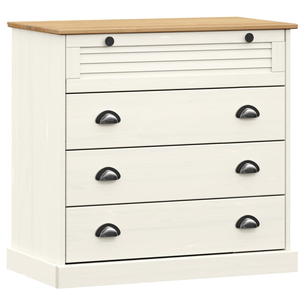 Kommode Vigo 80X40X76 Cm Massivt Fyrretræ