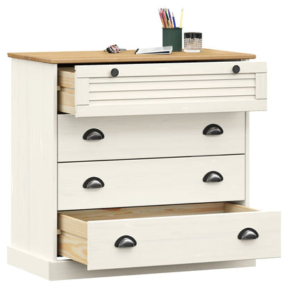 Kommode Vigo 80X40X76 Cm Massivt Fyrretræ