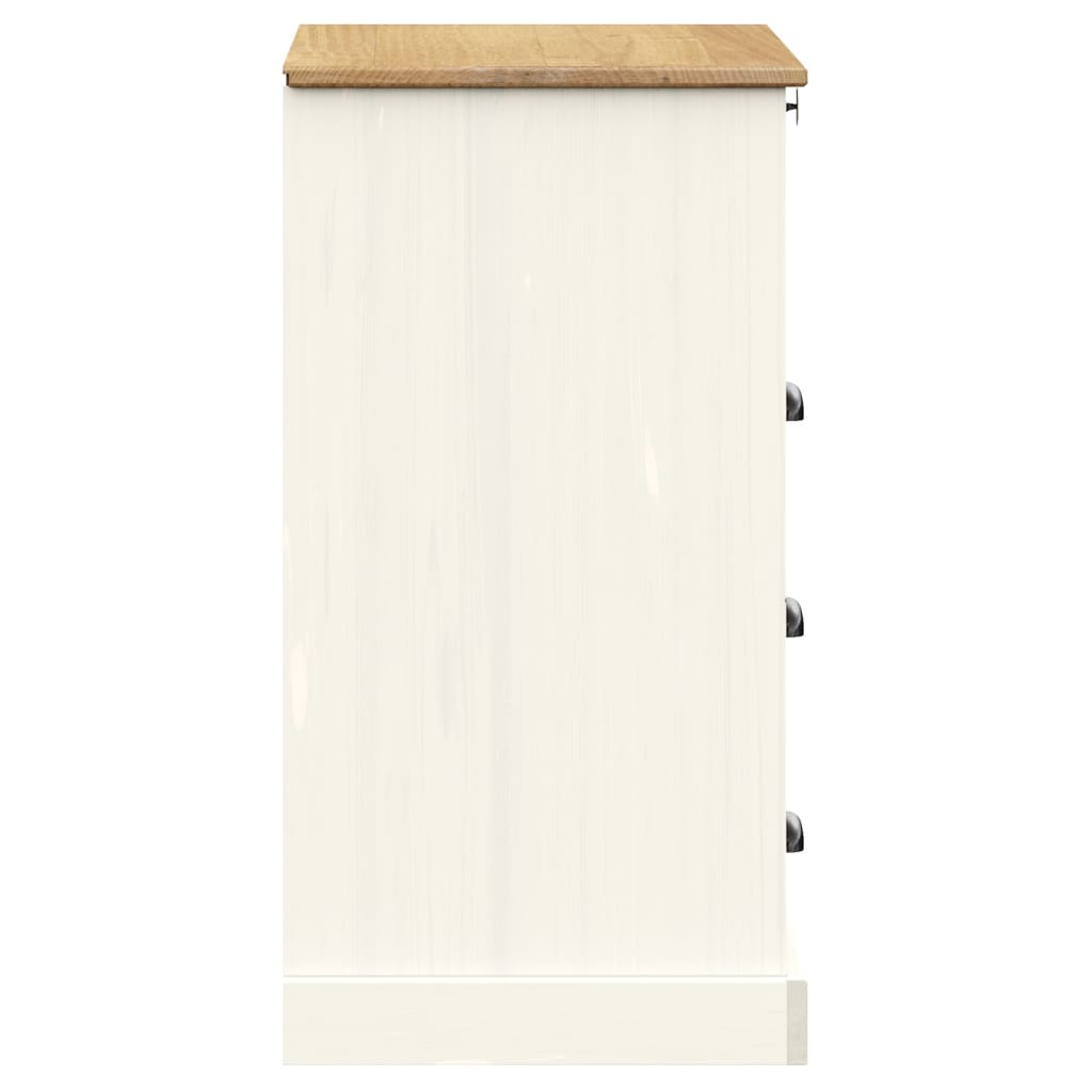 Kommode Vigo 80X40X76 Cm Massivt Fyrretræ