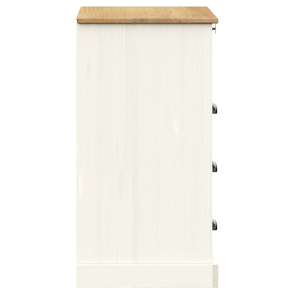 Kommode Vigo 80X40X76 Cm Massivt Fyrretræ