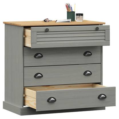 Kommode Vigo 80X40X76 Cm Massivt Fyrretræ