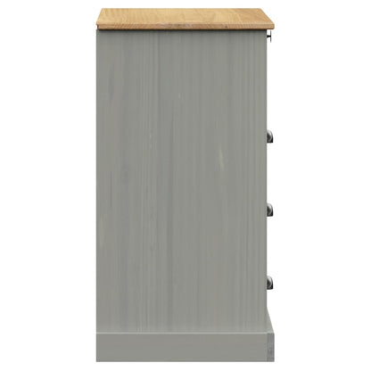 Kommode Vigo 80X40X76 Cm Massivt Fyrretræ