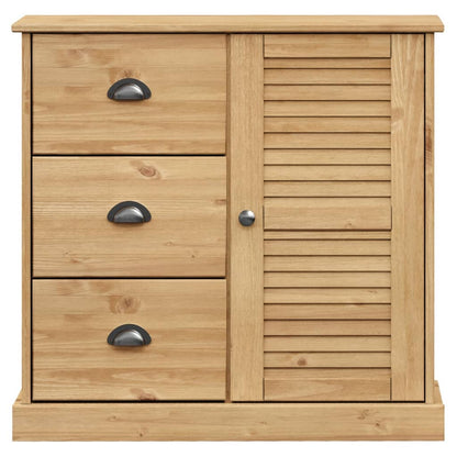 Skænk Med Skuffer Vigo 78x40x75 Cm Massivt Fyrretræ - Billede 5