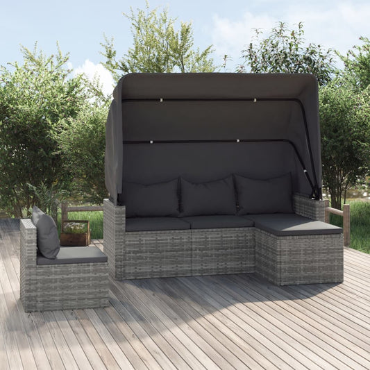 Sofasæt Til Haven 4 Dele Med Hynder Polyrattan