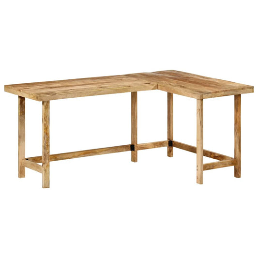 Skrivebord 165x110x75 Cm Massivt Mangotræ - Hovedbillede