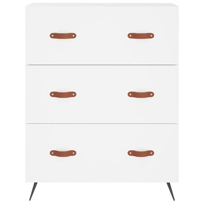 Kommode 69,5x34x90 Cm Konstrueret Træ - Billede 5