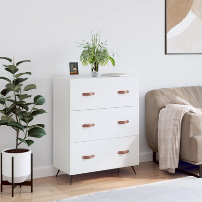 Kommode 69,5x34x90 Cm Konstrueret Træ - Hovedbillede