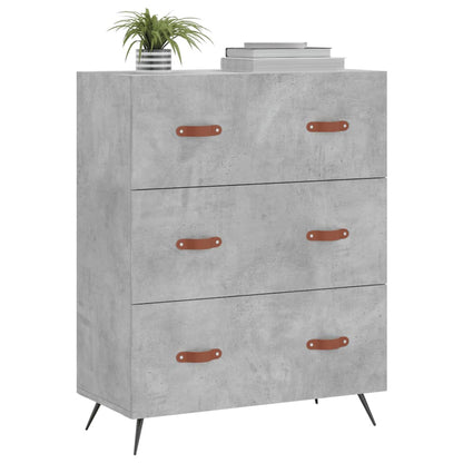 Kommode 69,5x34x90 Cm Konstrueret Træ - Billede 3