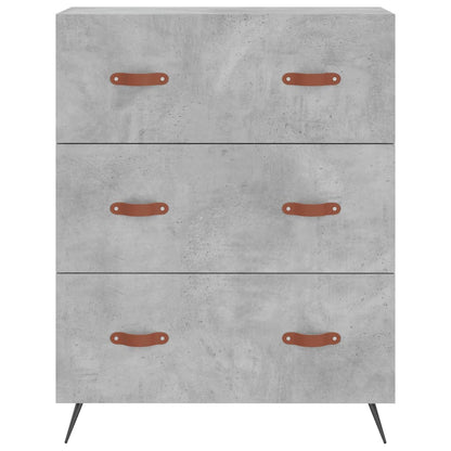 Kommode 69,5x34x90 Cm Konstrueret Træ - Billede 5