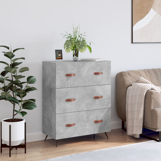 Kommode 69,5x34x90 Cm Konstrueret Træ - Hovedbillede