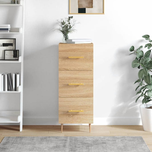 Skænk 34,5X34X90 Cm Konstrueret Træ