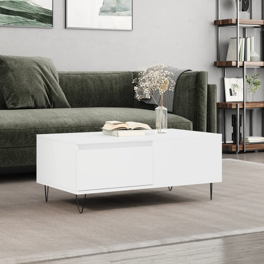 Sofabord 90X50X36,5 Cm Konstrueret Træ