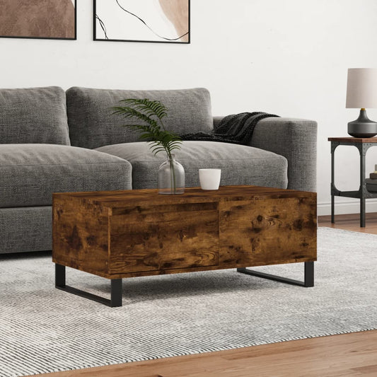 Sofabord 90X50X36,5 Cm Konstrueret Træ Etræsfarve