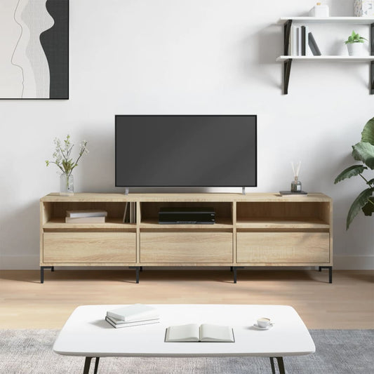 Tv-Bord 150X30X44,5 Cm Konstrueret Træ