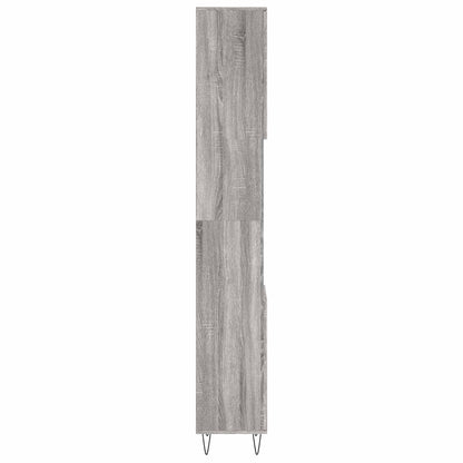 Badeværelsesskab 30x30x190 Cm Konstrueret Træ - Billede 7