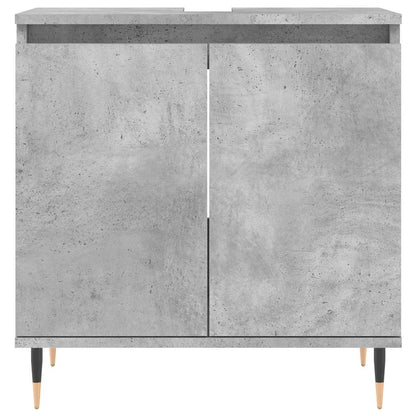 Badeværelsesskab 58x33x60 Cm Konstrueret Træ - Billede 4