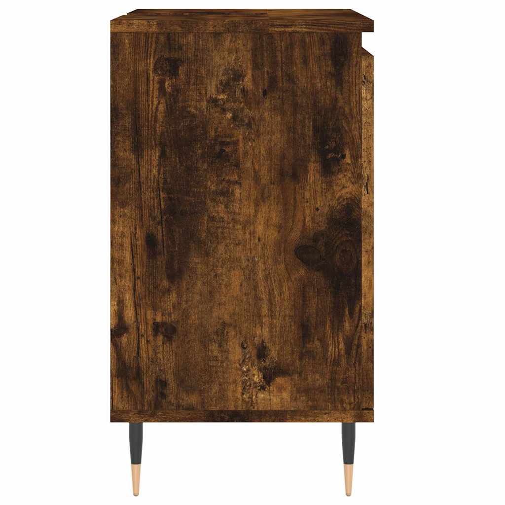 Badeværelsesskab 58X33X60 Cm Konstrueret Træ Etræsfarve