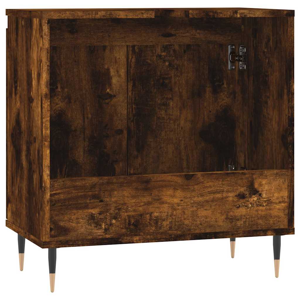 Badeværelsesskab 58X33X60 Cm Konstrueret Træ Etræsfarve