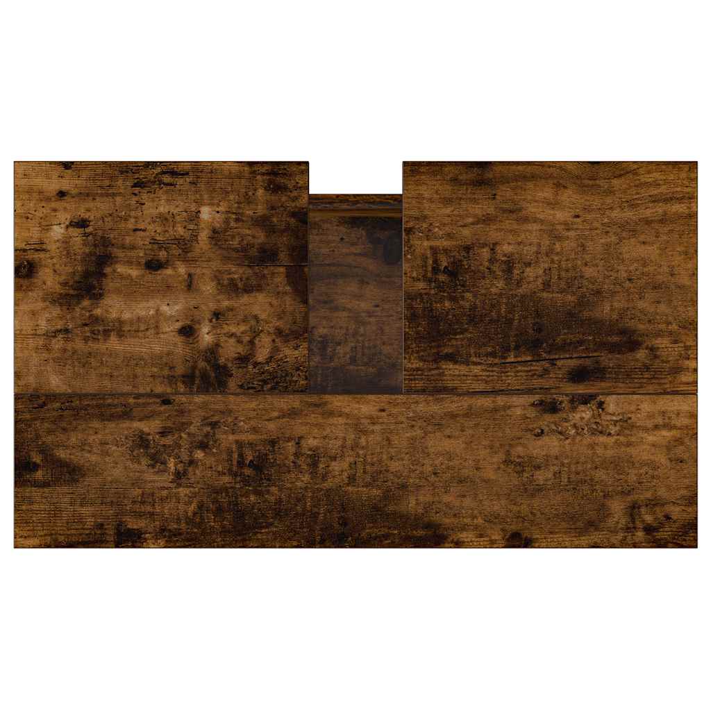 Badeværelsesskab 58X33X60 Cm Konstrueret Træ Etræsfarve