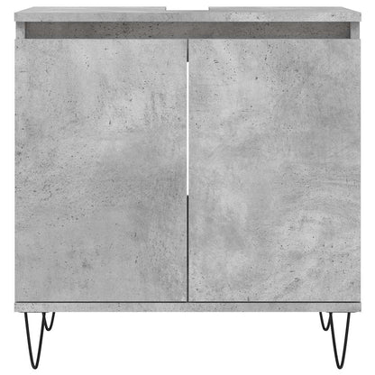 Badeværelsesskab 58x33x60 Cm Konstrueret Træ - Billede 4