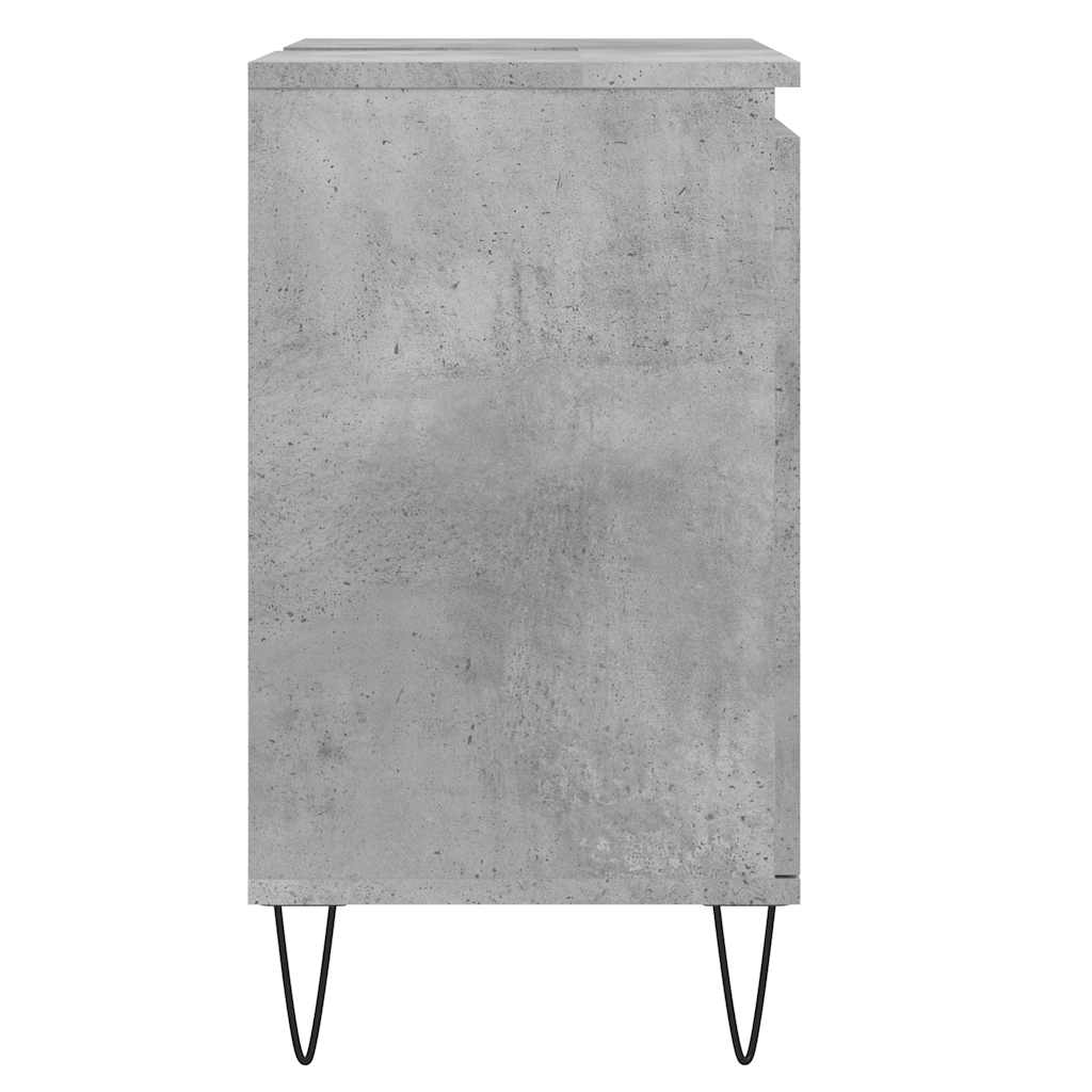 Badeværelsesskab 58x33x60 Cm Konstrueret Træ - Billede 6