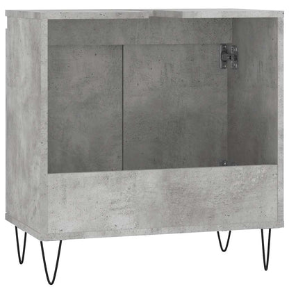 Badeværelsesskab 58x33x60 Cm Konstrueret Træ - Billede 7