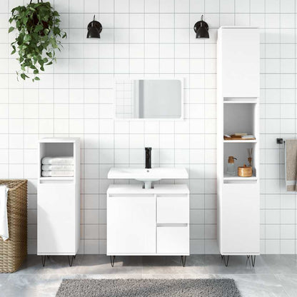 Badeværelsesskab 65x33x60 Cm Konstrueret Træ - Variant 831604