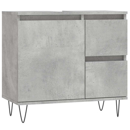 Badeværelsesskab 65x33x60 Cm Konstrueret Træ - Billede 2