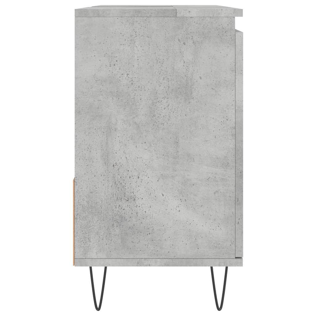 Badeværelsesskab 65x33x60 Cm Konstrueret Træ - Billede 6