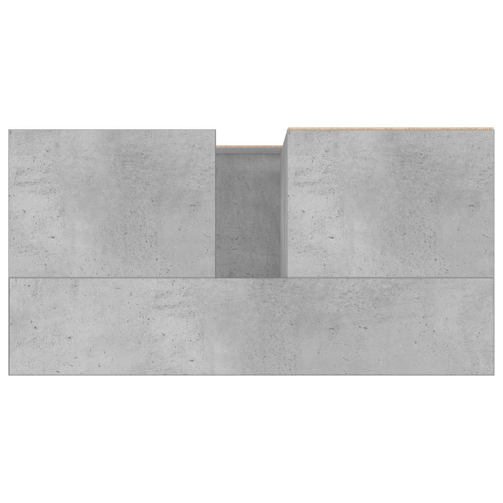 Badeværelsesskab 65x33x60 Cm Konstrueret Træ - Billede 8