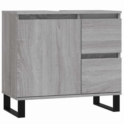 Badeværelsesskab 65x33x60 Cm Konstrueret Træ - Billede 2