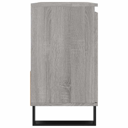 Badeværelsesskab 65x33x60 Cm Konstrueret Træ - Billede 6