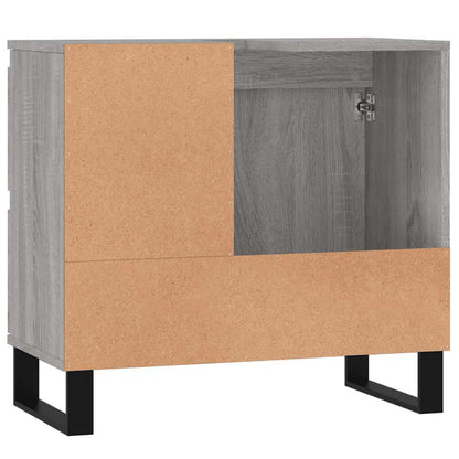 Badeværelsesskab 65x33x60 Cm Konstrueret Træ - Billede 7